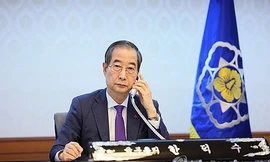 Quyền Tổng thống Han Duck-soo. (Ảnh: Yonhap)