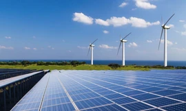 Một trang trại điện gió ở Đức. (Ảnh: Energiewende)