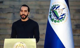 Tổng thống El Salvador Nayib Bukele. (Ảnh: Getty)