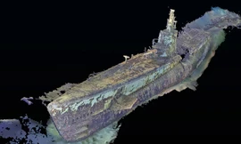 Mô hình 4D tàu ngầm Harder của Mỹ dưới Biển Đông