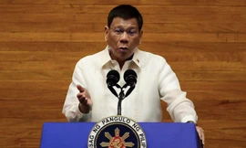 Cựu Tổng thống Philippines Rodrigo Duterte. (Ảnh: Reuters)