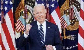 Tổng thống Mỹ Joe Biden phát biểu ngày 7/11. (Ảnh: Reuters)