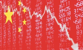 6 nghìn tỷ USD “bốc hơi” khỏi thị trường chứng khoán Trung Quốc trong 3 năm qua. (Đồ hoạ: Shutterstock)