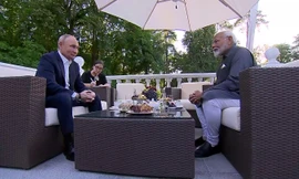 Tổng thống Nga Putin đón Thủ tướng Ấn Độ Modi đến chơi nhà 