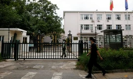 Đại sứ quán Myanmar tại Bắc Kinh. (Ảnh: Reuters)