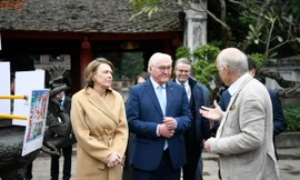 Tổng thống Đức Frank- Walter Steinmeier và Phu nhân thăm Văn Miếu - Quốc Tử Giám