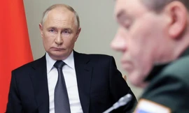 Một khu vực thuộc thành phố Pokrovsk bị không kích gần đây. (Ảnh: Reuters)