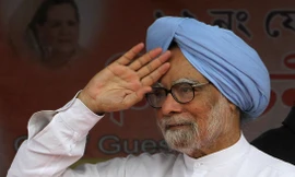 Cố Thủ tướng Ấn Độ Manmohan Singh trong một sự kiện năm 2014. (Ảnh: AP)