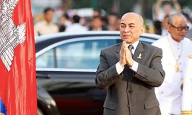 Quốc vương Campuchia Preah Bat Samdech Preah Boromneat Norodom Sihamoni. (Ảnh: Phnompenhpost)