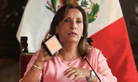 Tổng thống Peru Dina Boluarte. (Ảnh: Reuters)