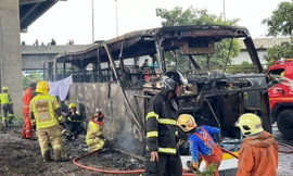 Thái Lan bắt tài xế vụ 23 học sinh và giáo viên chết cháy