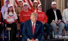 Ông Trump đang dẫn trước tất cả ứng viên khác của đảng Cộng hòa trong các cuộc thăm dò dư luận. (Ảnh: AP)