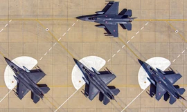 Những chiếc tiêm kích F-16 của Không quân Thổ Nhĩ Kỳ ở Balikesir ngày 22/5/2022. (Ảnh: Getty)