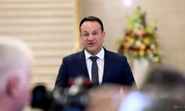 Ông Leo Varadkar thông báo từ chức thủ tướng Ireland. (Ảnh: Reuters)