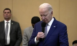 Tổng thống Mỹ Joe Biden thề sẽ đáp trả sau vụ tấn công vào doanh trại Mỹ ở Jordan. (Ảnh: AP)