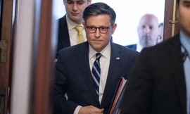 Chủ tịch Hạ viện Mỹ Mike Johnson. (Ảnh: Getty)