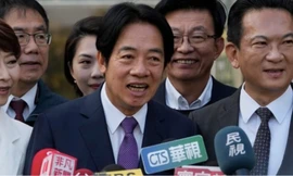 Ông William Lai (Lại Thanh Đức) nắm chắc cơ hội trở thành lãnh đạo Đài Loan. (Ảnh: AP)