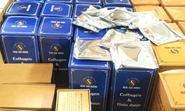 Cận cảnh lô mỹ phẩm giả vừa bị phát hiện ở Hà Nội