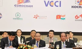 Thủ tướng Nguyễn Xuân Phúc phát biểu chỉ đạo tại VBF cuối kỳ 2018. Ảnh: Tuấn Nguyễn
