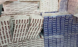 11.800 bao thuốc lá lậu bị cơ quan chức năng tỉnh An Giang thu giữ rạng sáng 19/9