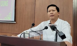 Ông Ngô Đức Thọ - Chánh án TAND tỉnh Đắk Nông trả lời câu hỏi của báo Tiền Phong. Ảnh: Vũ Long