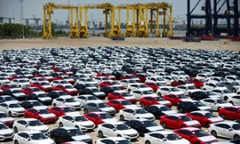 Lô xe Honda cập cảng Hiệp Phước đầu tháng 3/2018