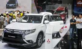 Mẫu xe Mitsubishi Outlander Sport được trưng bày tại Triển lãm ô tô Việt Nam 2017 vừa qua