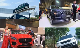 Bên cạnh trình diễn 2 mẫu xe mới, Land Rover còn trưng bày nhiều mẫu xe sang khác cùng các hoạt động trải nghiệm Above & Beyond Tour độc đáo