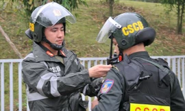 Khoảng 9h sáng nay, đoàn xe chở Ngoại trưởng Mỹ đã về tới Khách sạn Marriot, quận Nam Từ Liêm, Hà Nội