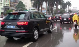 Xe Audi phục vụ APEC tại Việt Nam năm 2017. Ảnh: Tuấn Nguyễn