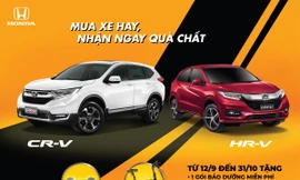 Chương trình khuyến mãi của Honda kéo dài từ 12/9 đến 31/10/2019 