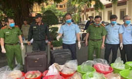 Đường dây vận chuyển trái phép 500kg ma túy ketamin bị Hải quan TP.HCM và Bộ Công an triệt phá ngày 12/5