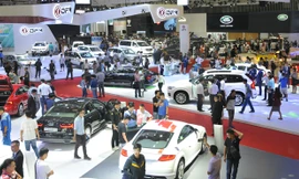 Một góc Triển lãm Ô tô quốc tế Việt Nam 2017. Ảnh: Tuấn Nguyễn