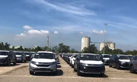 Lô Honda CR-V cập cảng Hiệp Phước tháng 12/2017