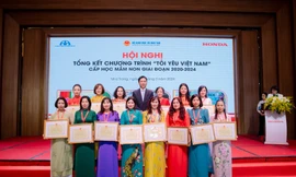 Honda Việt Nam tổng kết chương trình 'Tôi yêu Việt Nam' cấp học mầm non giai đoạn 2020-2024