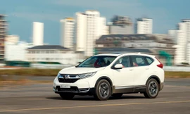 Một trong sáu chiếc xe Honda CR-V bị lỗi chân phanh khi đang chạy với chế độ Cruise Control 