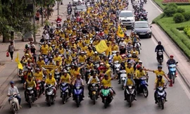 Hàng nghìn CĐV SLNA đã chuẩn bị “biểu dương lực lượng” trước trận đấu