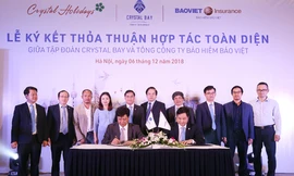 Lễ ký kết Thỏa thuận Hợp tác toàn diện giữa Tập đoàn Crystal Bay và Tổng công ty Bảo hiểm Bảo Việt