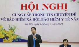 Tổng Giám đốc Nguyễn Thế Mạnh chia sẻ tại hội nghị ngày 14/1 