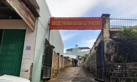 Trụ sở Chi cục Thi hành án thành phố Pleiku