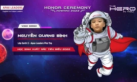 Apax Leaders gọi tên các ‘anh hùng nhí’ trong lễ vinh danh vượt không gian 
