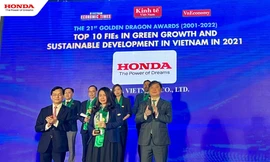 Honda Việt Nam vinh dự nhận giải thưởng Rồng Vàng lần thứ 17