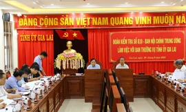 Phó Ban Nội chính Trung ương làm việc với Ban Thường vụ Tỉnh ủy Gia Lai