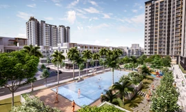 Khu căn hộ cao tầng NBB Garden II - một dự án ở huyện Bình Chánh, TP. Hồ Chí Minh của Cty CP Đầu tư Năm Bảy Bảy 