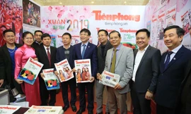 Gian hàng của Báo Tiền Phong tại Hội báo Kỷ Hợi - Hà Nội 2019