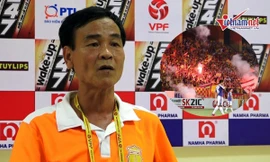 HLV Nam Định tiết lộ nguyên nhân khiến CĐV đội nhà bức xúc ở Hàng Đẫy