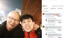 HLV Park Hang-seo 'tiếp tế' cho Đình Trọng ở Hàn Quốc