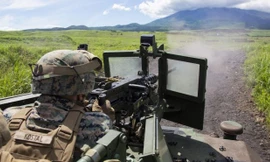 Uy lực súng máy M2 Browning của Mỹ trong cuộc tập trận Fuji Viper
