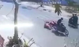 Tên cướp giật đồ, cô gái ngã xuống đường chấn thương nặng