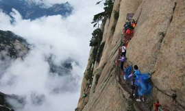 Người gánh nước qua con đường tử địa lên đỉnh núi cao 2000m pha trà